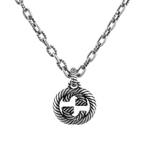 gucci interlocking small|gucci interlocking g necklace.